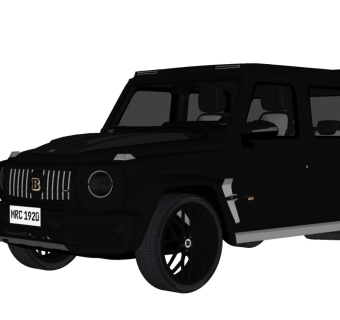 Mercedes-AMG G63 奔驰巴博斯汽车精品模型